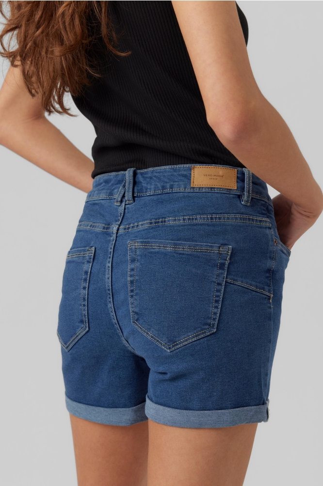 VMLUNA MR FOLD SHORTS MIX GA NOOS 10279489 Medium Blue denim
